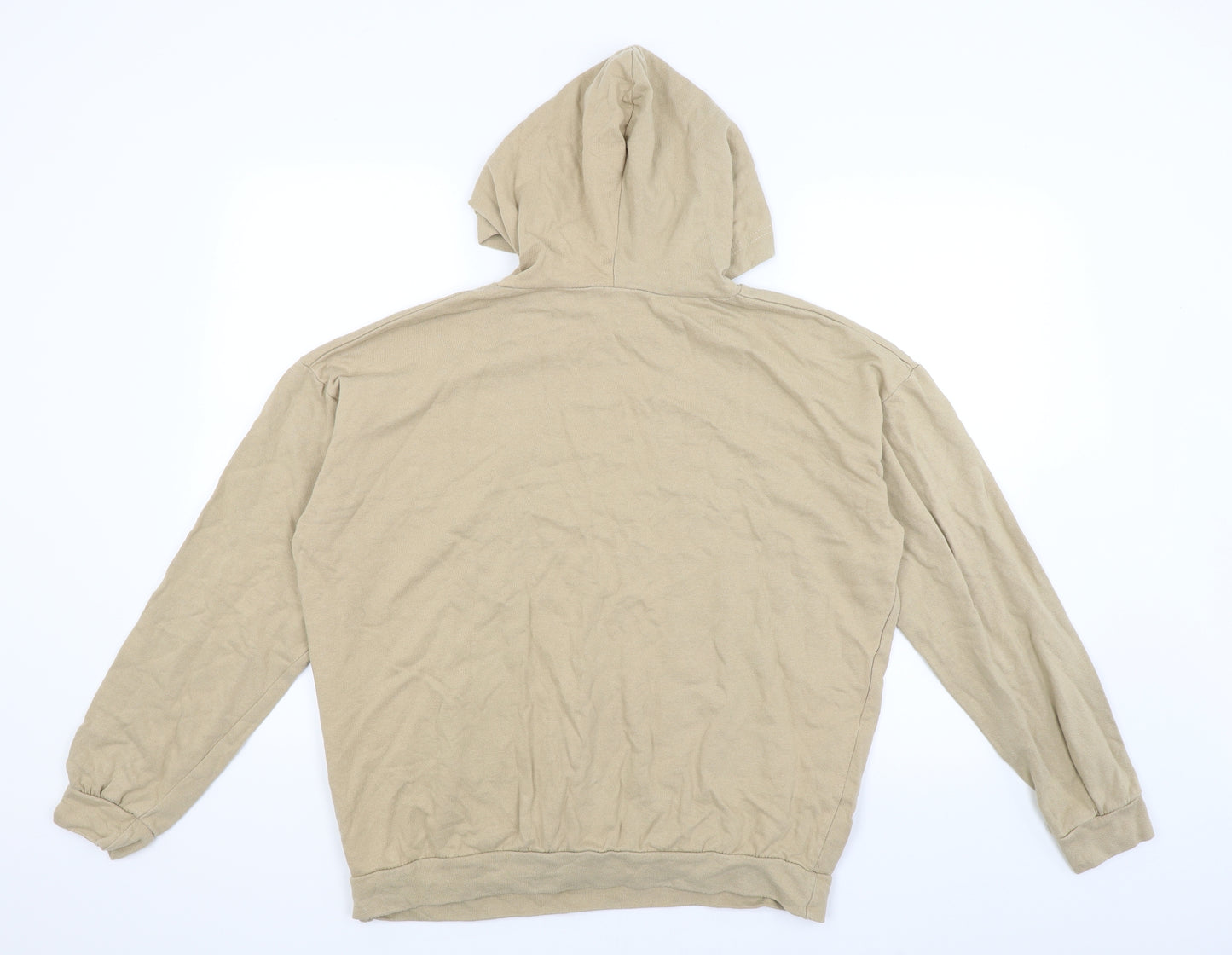 Pretty Little Thing Womens Beige   Pullover Hoodie Size S