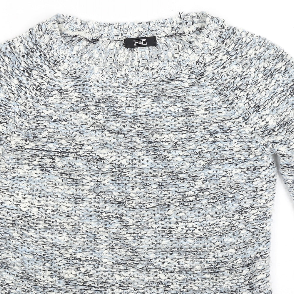 F&F Womens Black   Pullover Jumper Size 8