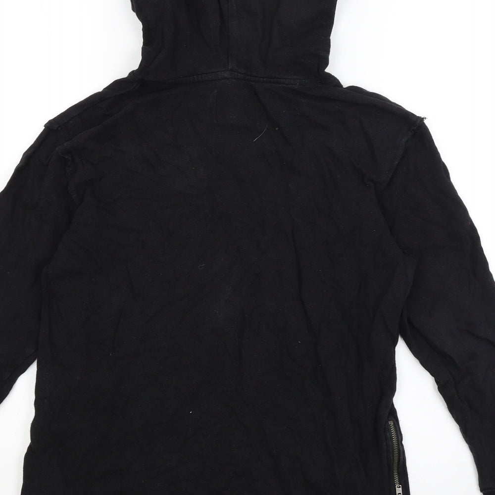 Zara Boys Black   Pullover Hoodie Size 11-12 Years