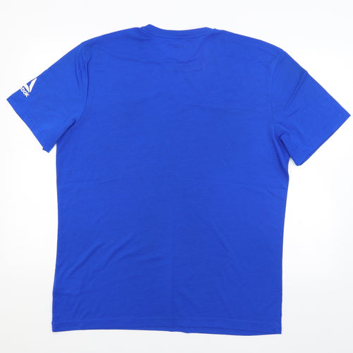 Reebok Womens Blue   Basic T-Shirt Size XL