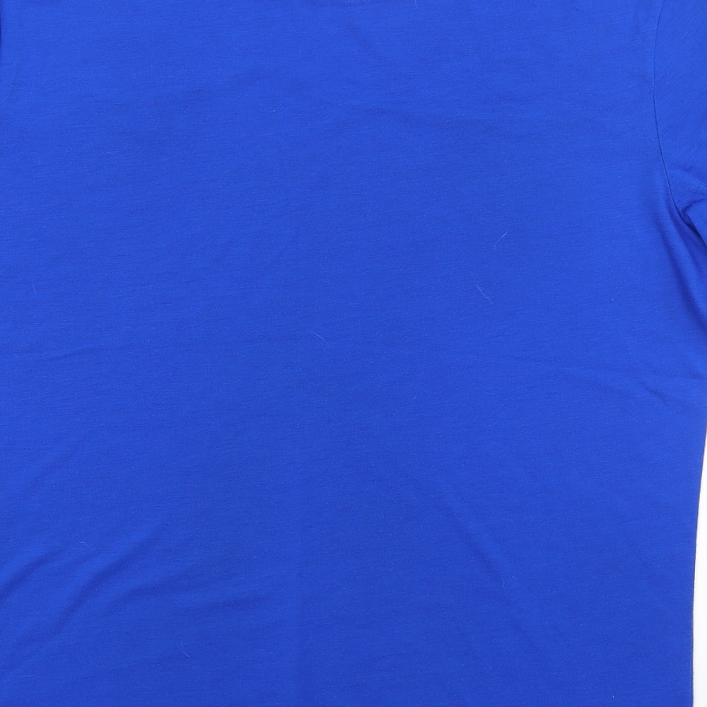 Reebok Womens Blue   Basic T-Shirt Size XL