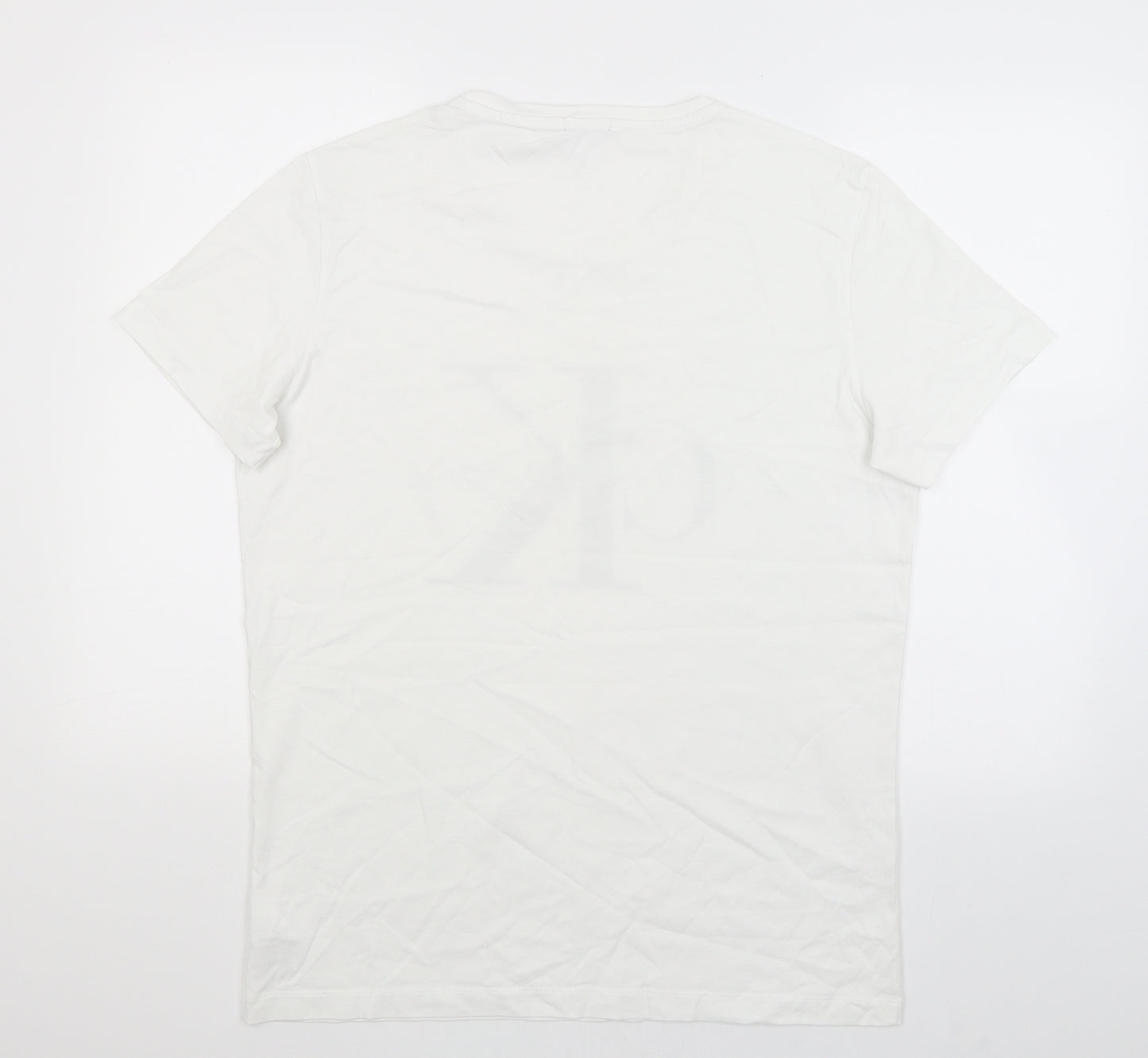 Calvin Klein Jeans Mens White    T-Shirt Size XL