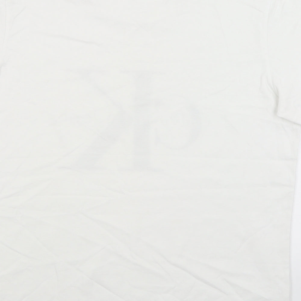 Calvin Klein Jeans Mens White    T-Shirt Size XL