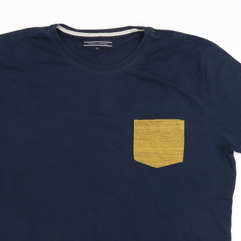 Tommy Hilfiger Mens Blue    T-Shirt Size XL