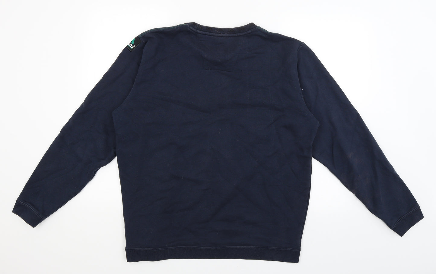 adidas Mens Blue   Pullover Sweatshirt Size L