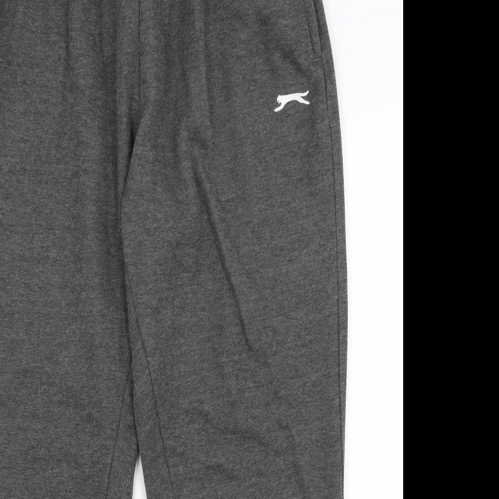 Slazenger Mens Grey   Sweatpants Trousers Size XL L29 in
