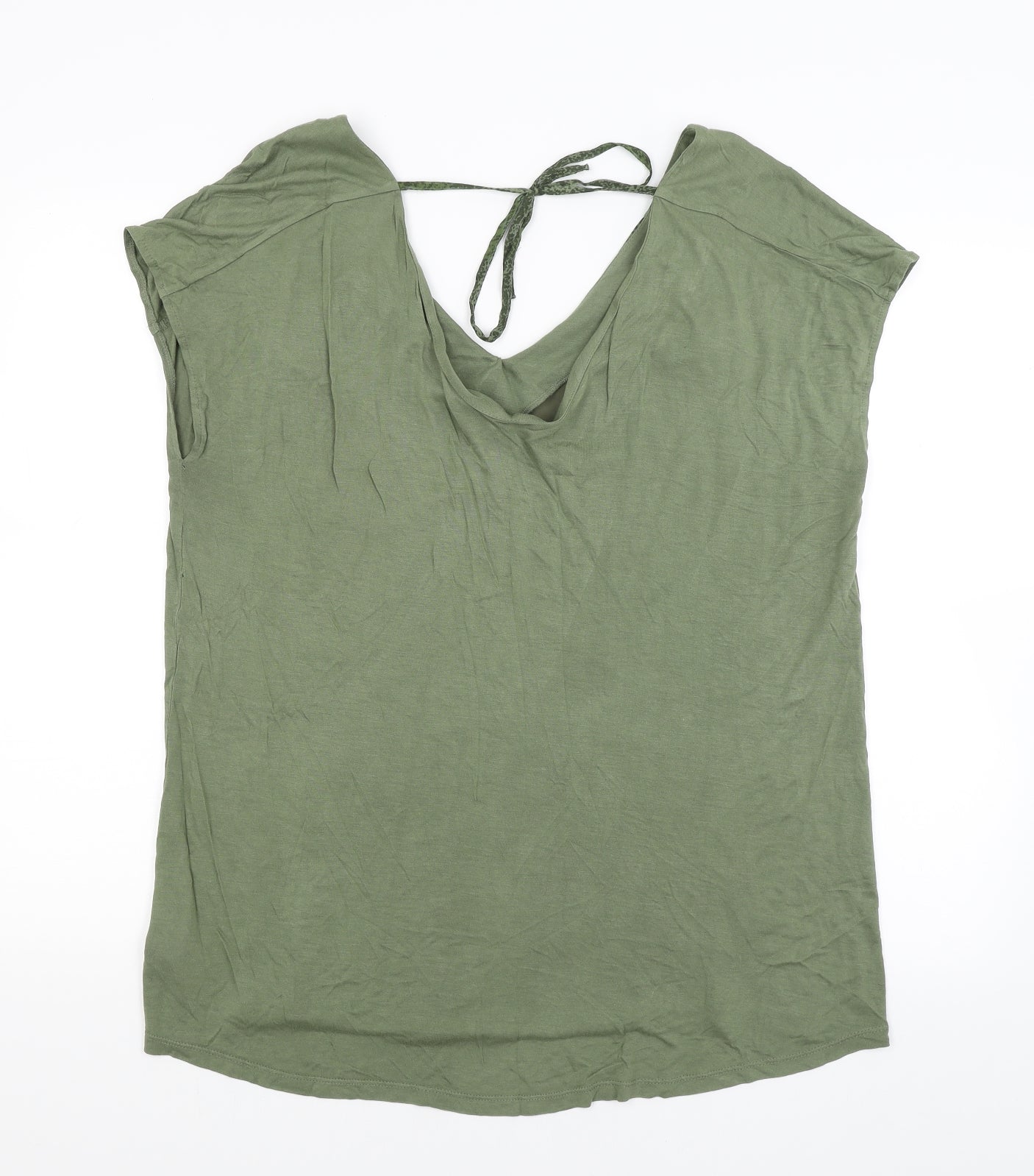 NEXT Womens Green Animal Print  Basic Tank Size 16
