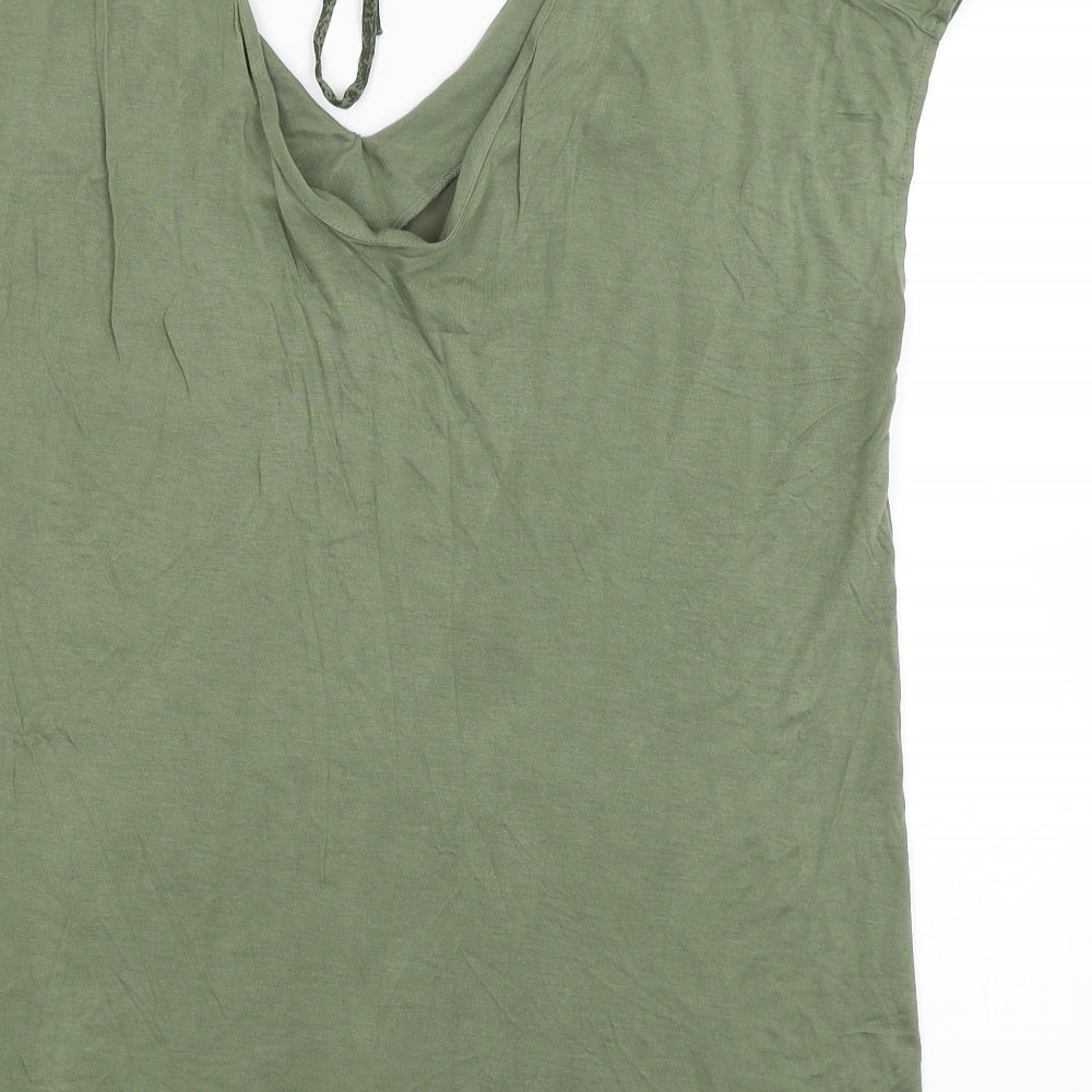 NEXT Womens Green Animal Print  Basic Tank Size 16