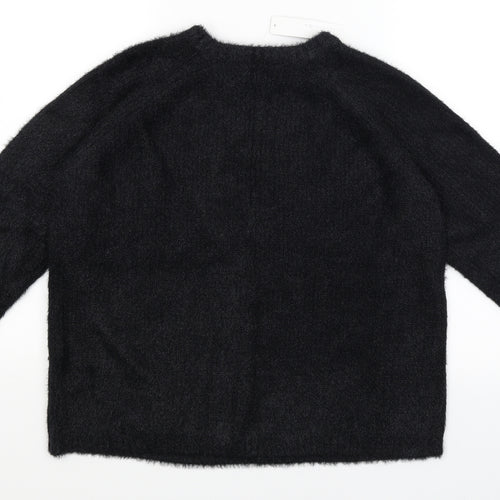 Red Herring Womens Black   Pullover Jumper Size 16