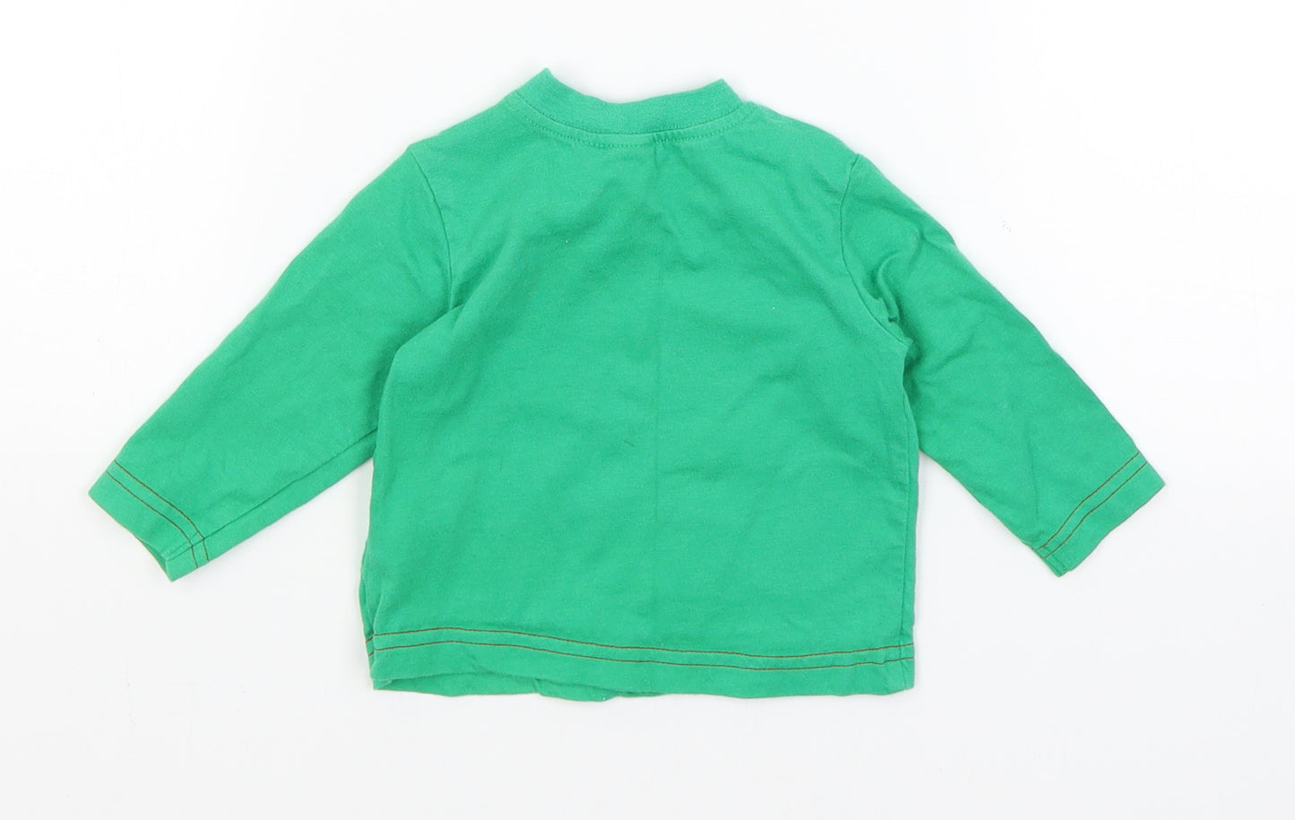 Blue Zoo Baby Green   Basic T-Shirt Size 0-3 Months  - Christmas