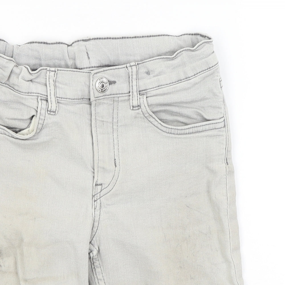 H&M Boys Grey   Bermuda Shorts Size 7-8 Years