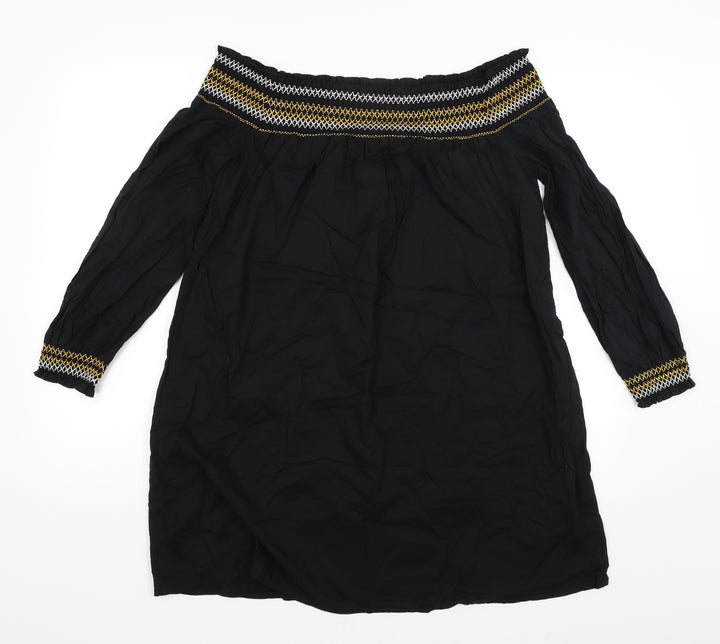River Island Womens Black   Basic Blouse Size 12