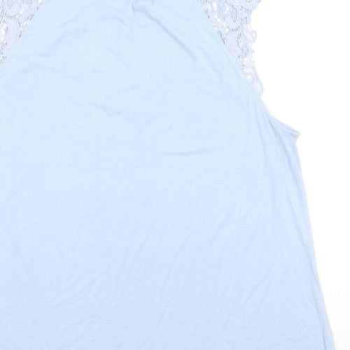 H&M Womens Blue   Basic Tank Size L