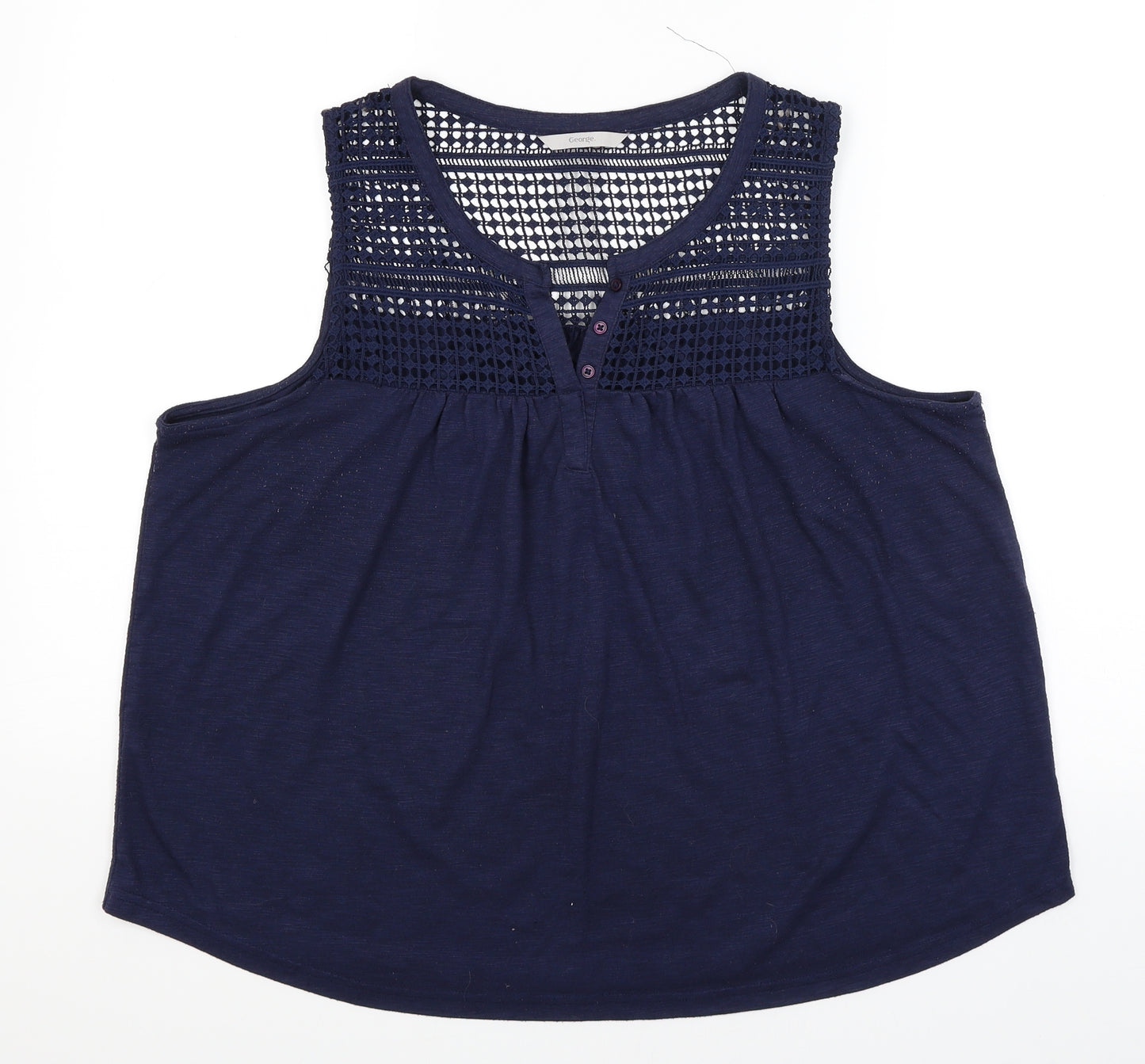 George Womens Blue   Basic Tank Size 18