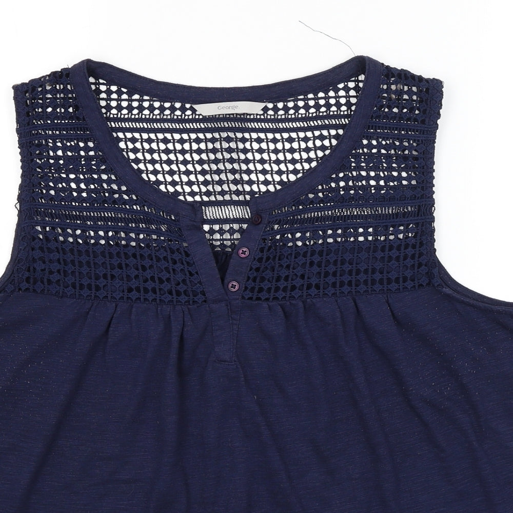 George Womens Blue   Basic Tank Size 18