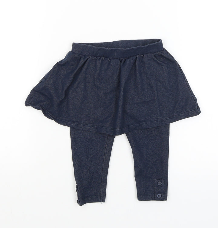 Mothercare Baby Blue Capri Trousers Size 9-12 Months