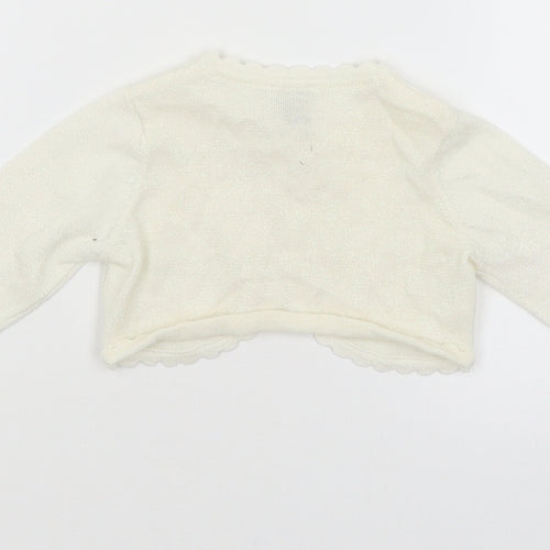 Monsoon Baby Ivory   Cardigan Jumper Size 12-18 Months