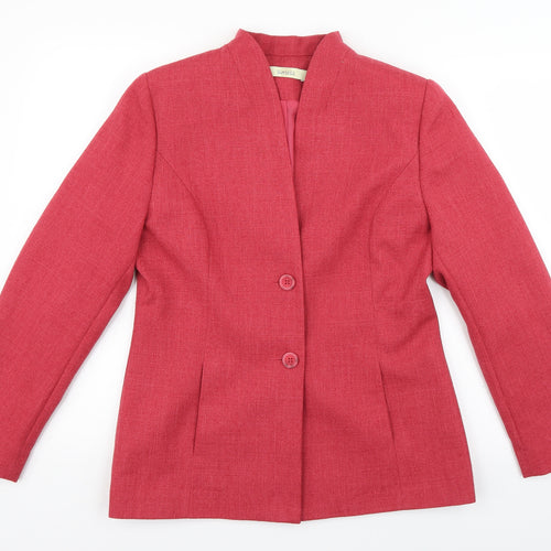 Classics Womens Red   Jacket Blazer Size 10