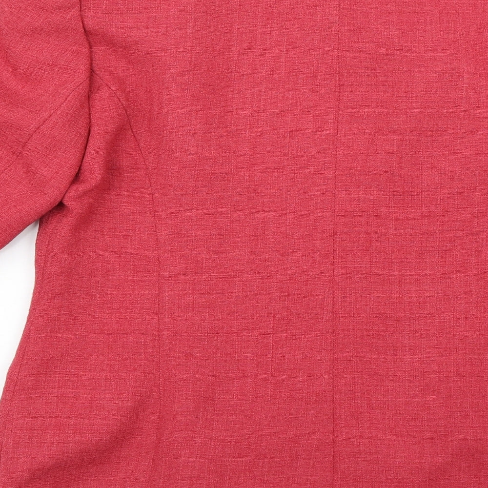 Classics Womens Red   Jacket Blazer Size 10