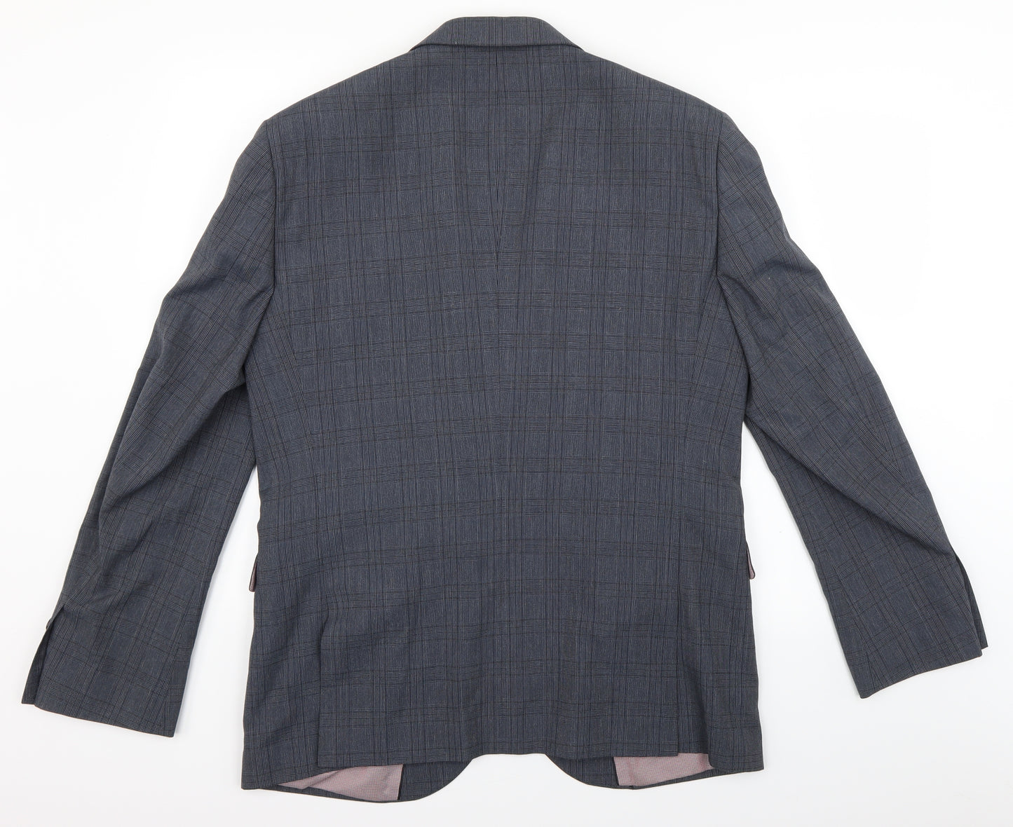 NEXT Mens Blue Check   Blazer Size 40