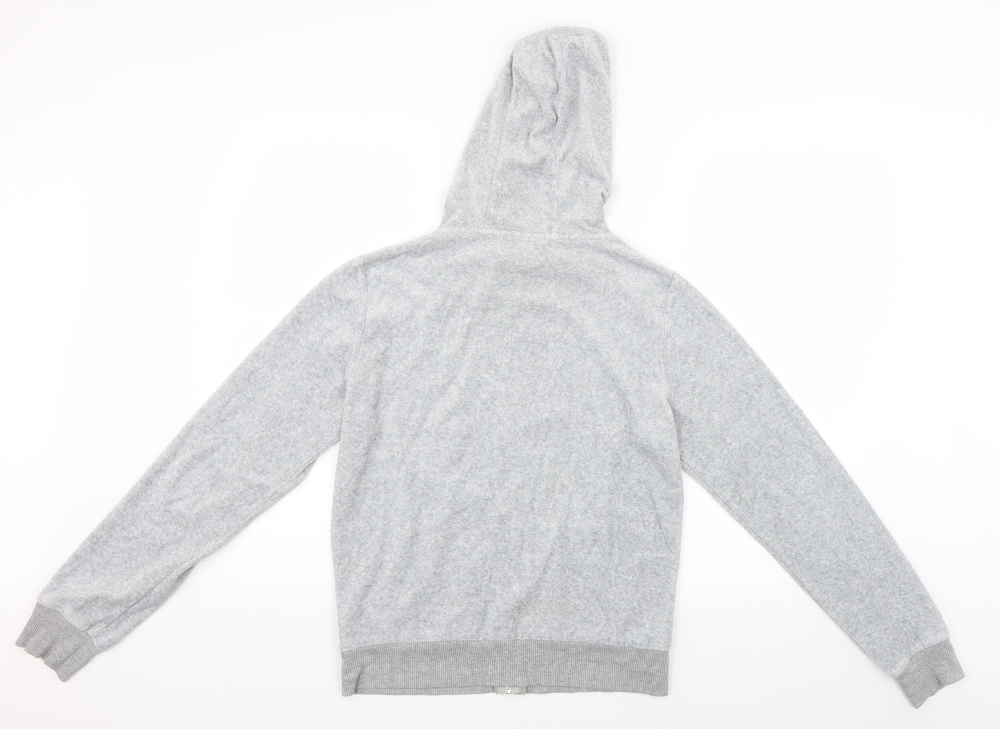 Primark Womens Grey   Full Zip Hoodie Size 12
