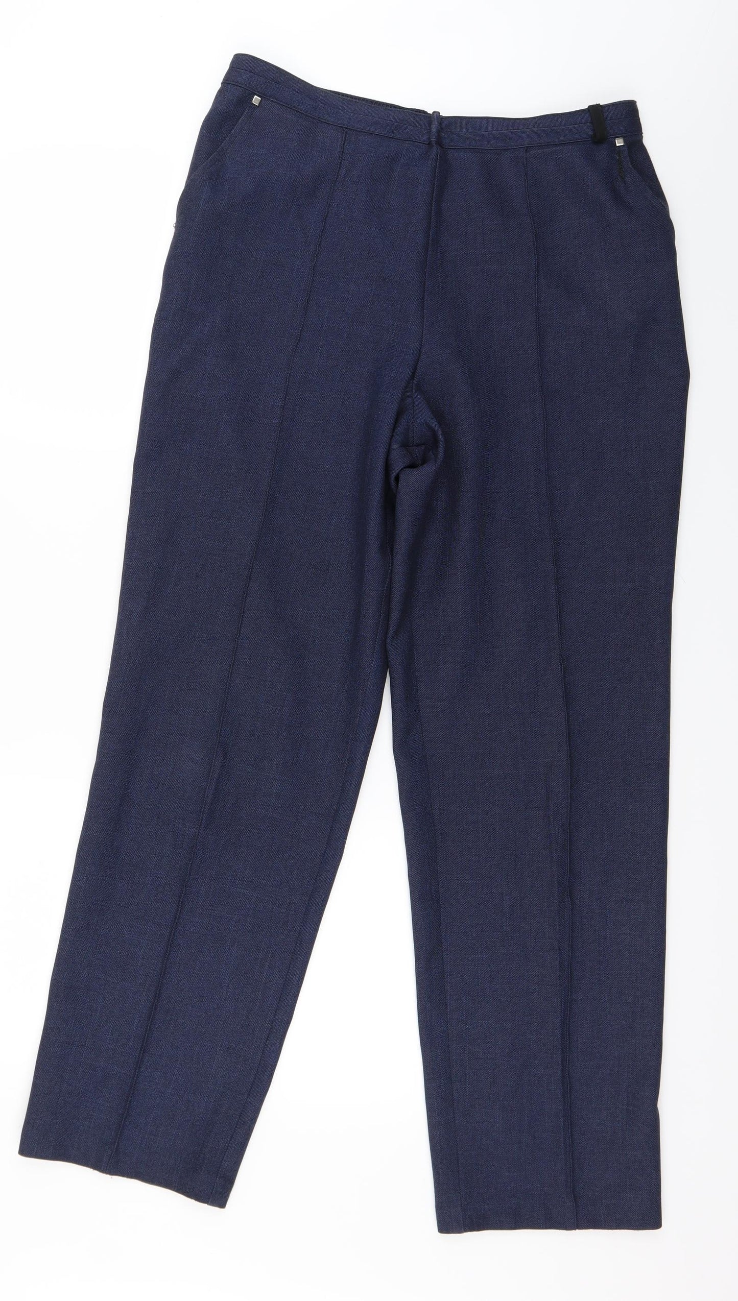 Marks and Spencer Womens Blue   Dress Pants Trousers Size 12 L26 in