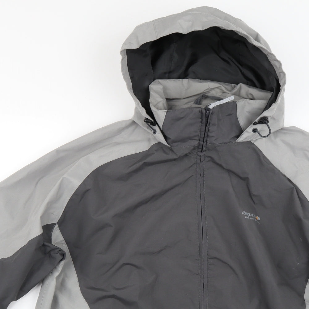 Regatta Mens Grey   Rain Coat Coat Size XLT
