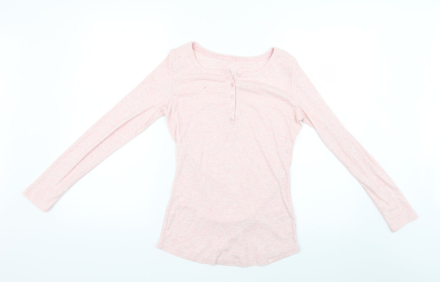 Primark Womens Pink Solid  Babydoll Pyjama Top Size S