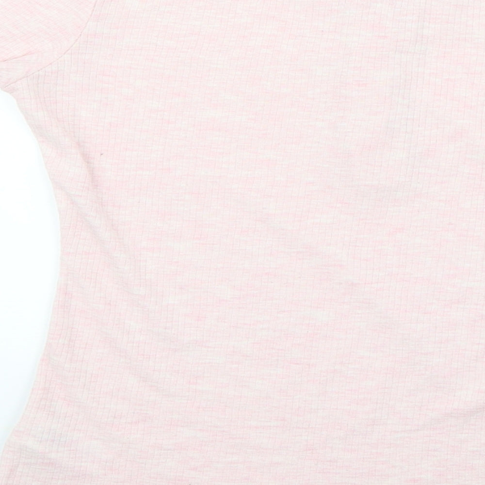 Primark Womens Pink Solid  Babydoll Pyjama Top Size S