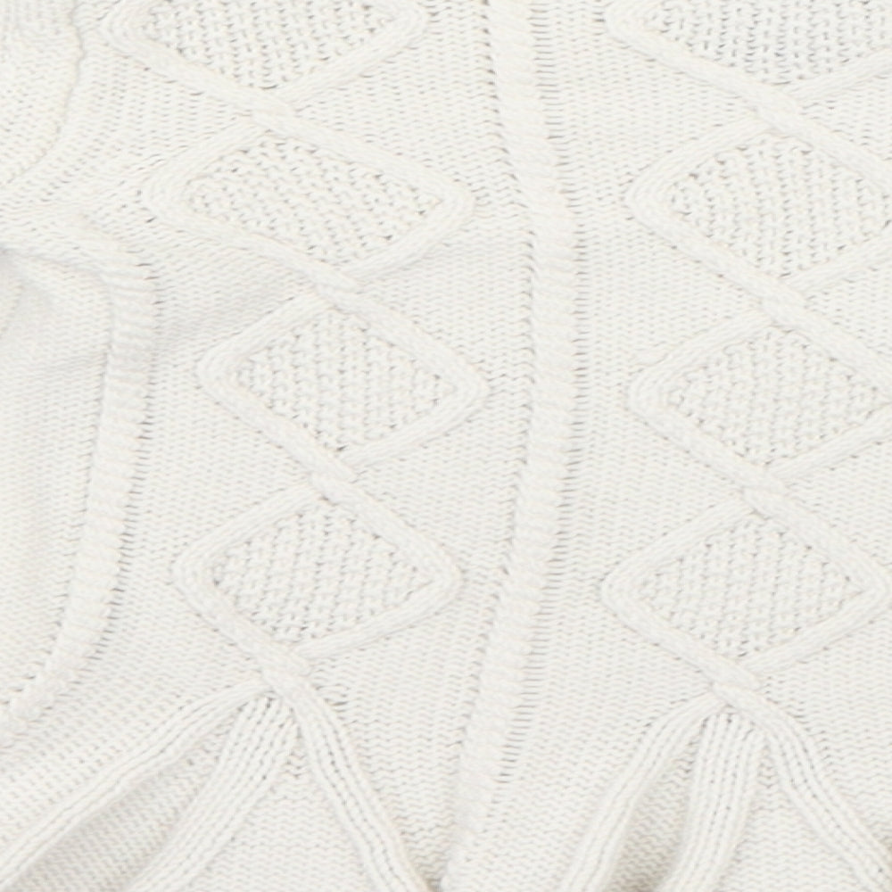 Baby Gap Girls White   Pullover Jumper Size 3 Years