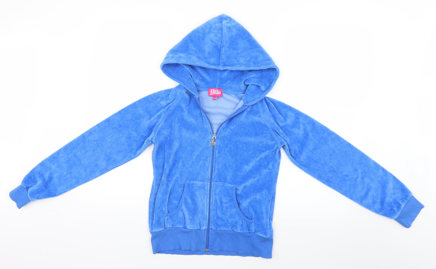 Lola Girls Blue   Full Zip Hoodie Size 11-12 Years