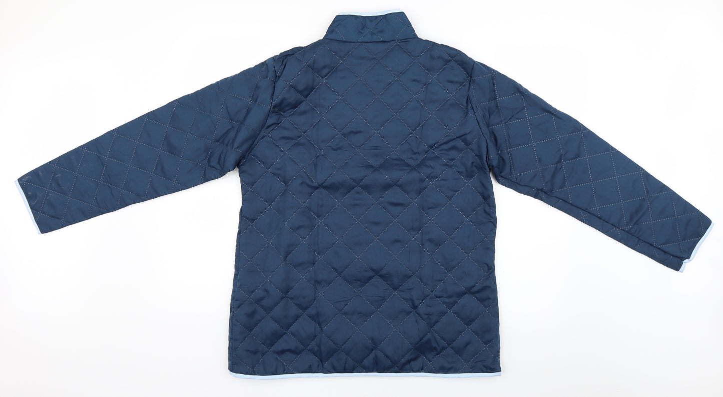 Nathalie Anderson Womens Blue   Jacket  Size 16