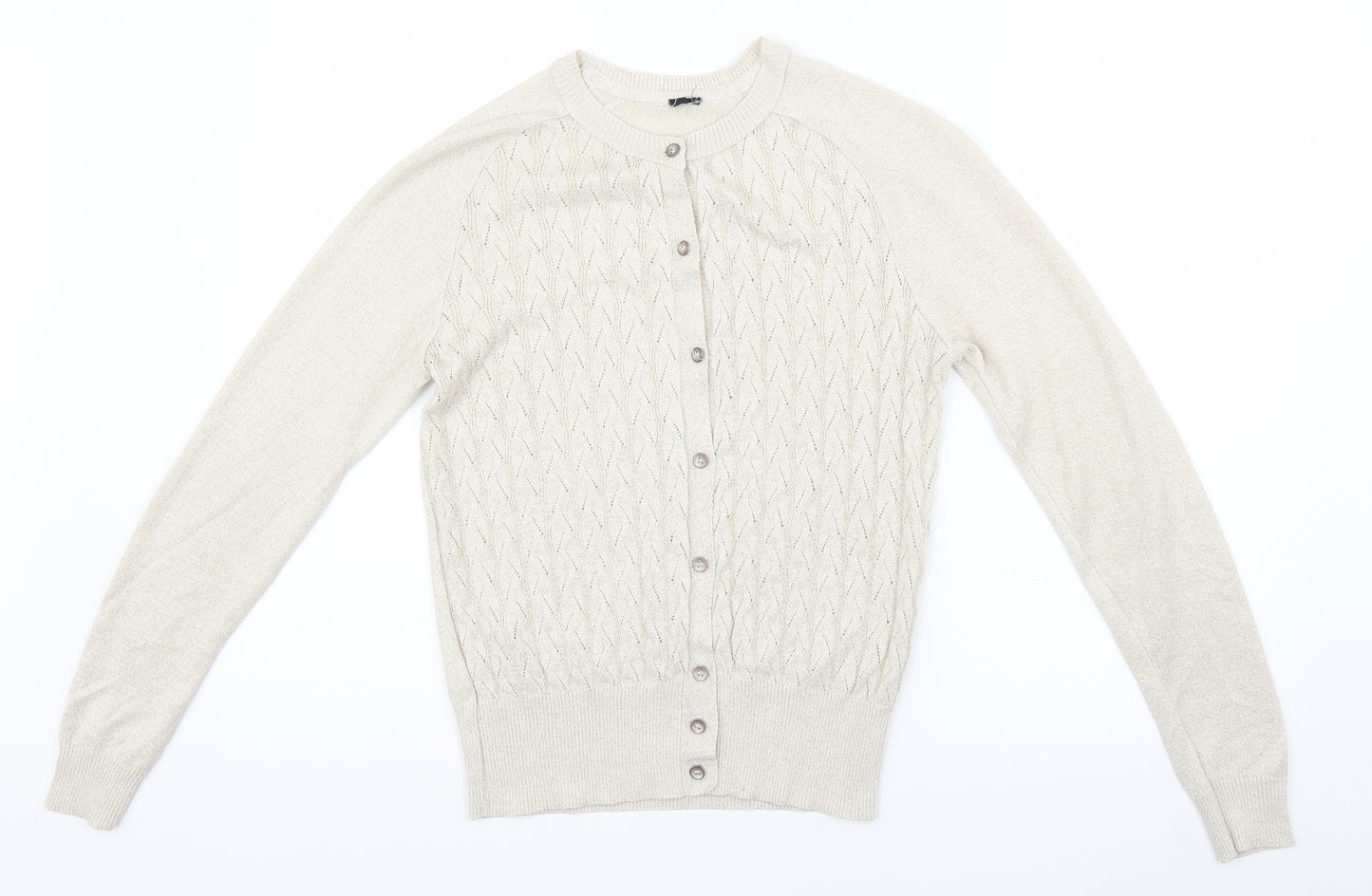 Gok for Tu Womens Beige   Cardigan Jumper Size 8
