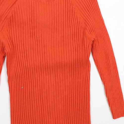 BHS Womens Orange   Pullover Jumper Size 14
