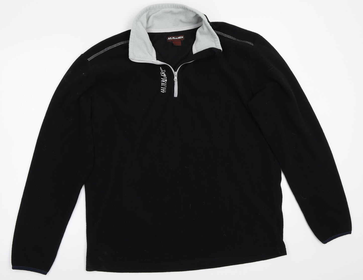 Atlas for Men Mens Black   Pullover Jumper Size M