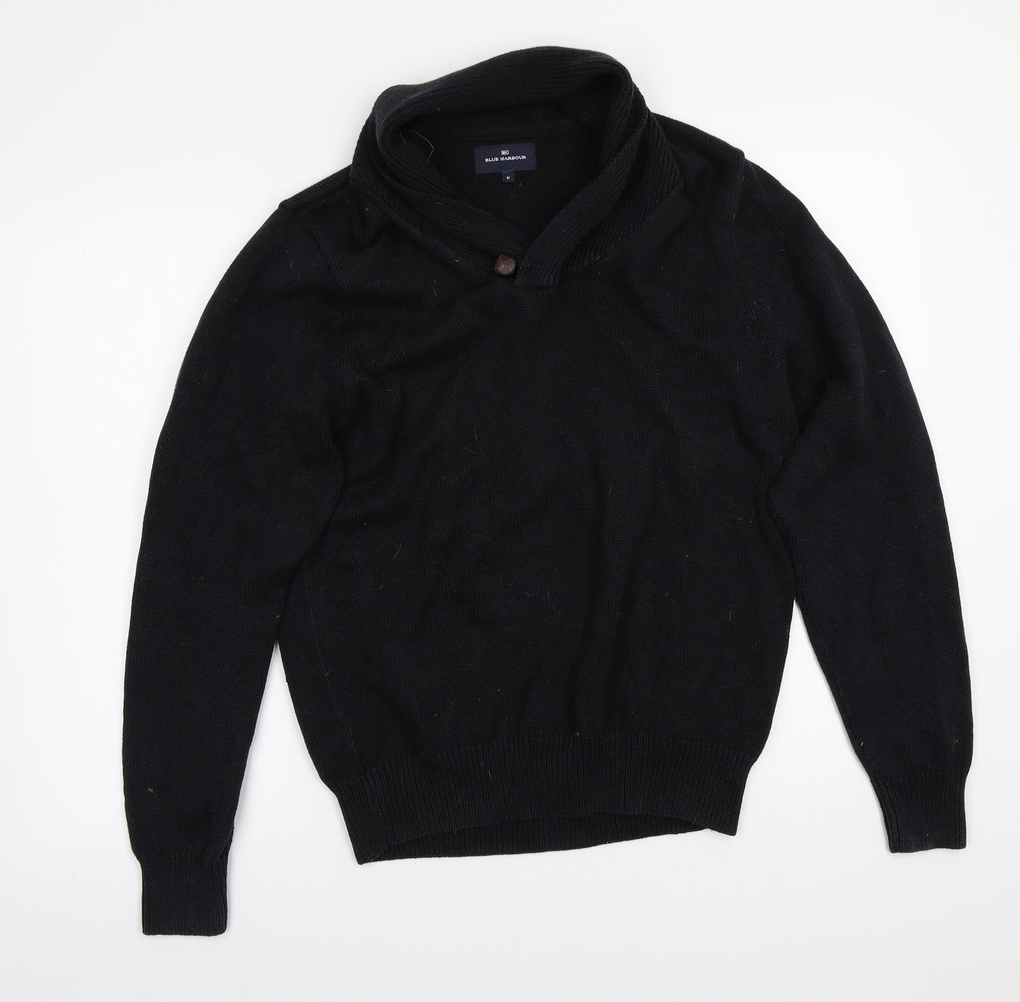 Marks and Spencer Mens Black   Pullover Jumper Size M