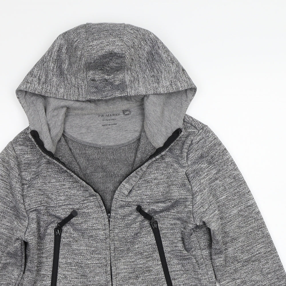 Primark Girls Grey   Jacket Coat Size 14 Years