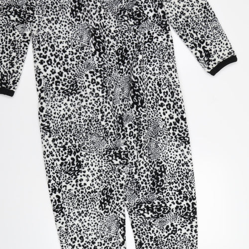 Love to lounge Womens White Animal Print  Top One Piece Size S