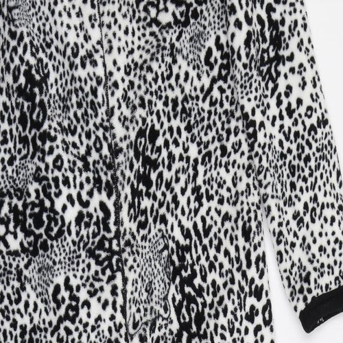 Love to lounge Womens White Animal Print  Top One Piece Size S