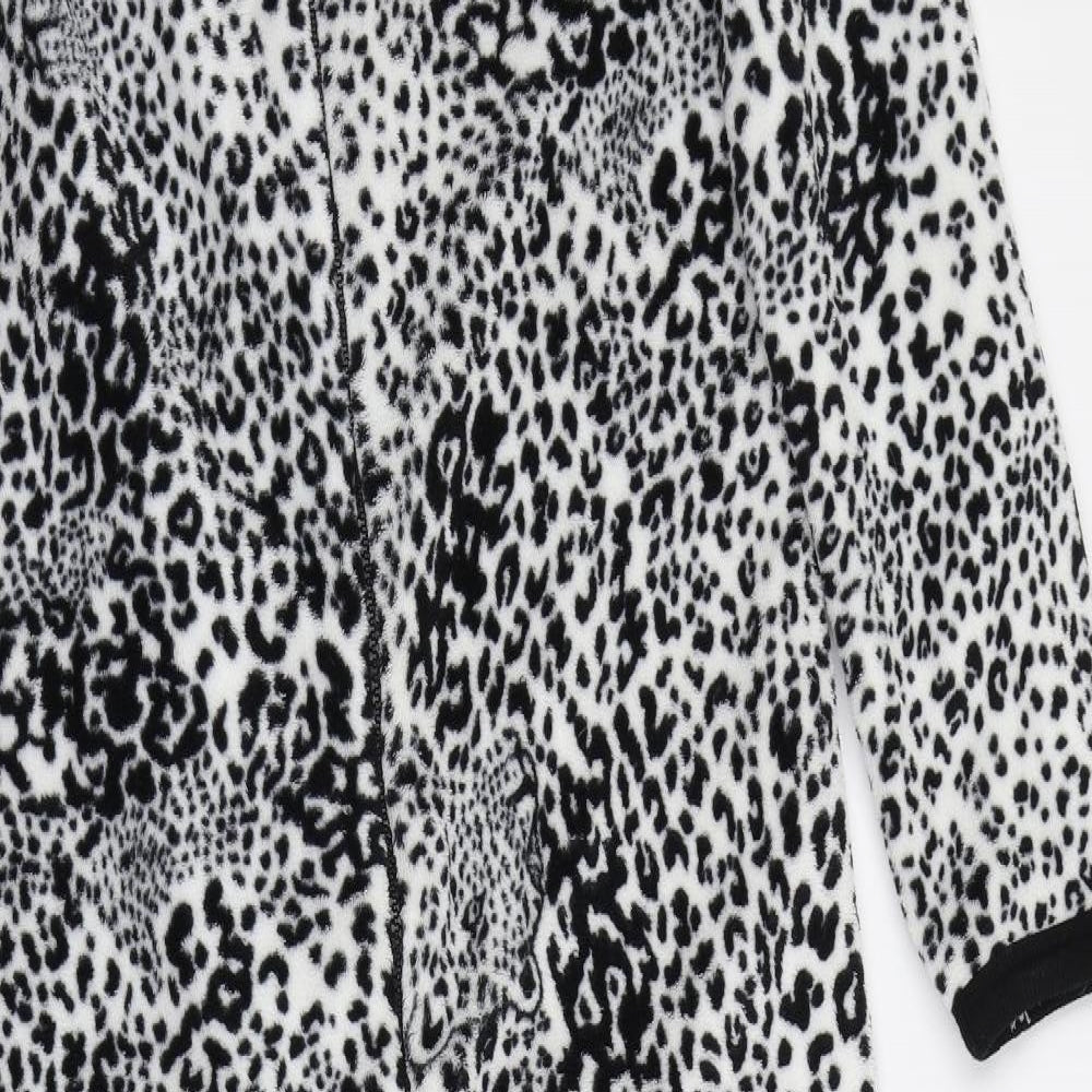 Love to lounge Womens White Animal Print  Top One Piece Size S
