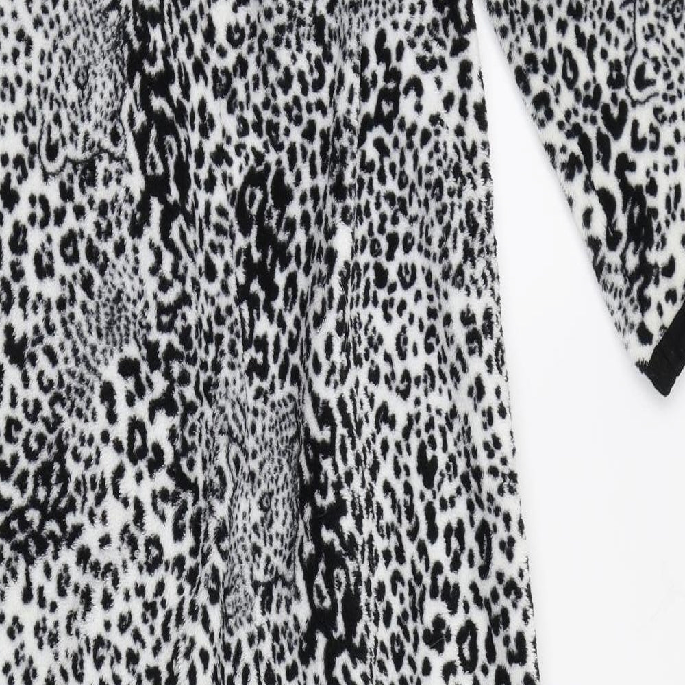 Love to lounge Womens White Animal Print  Top One Piece Size S
