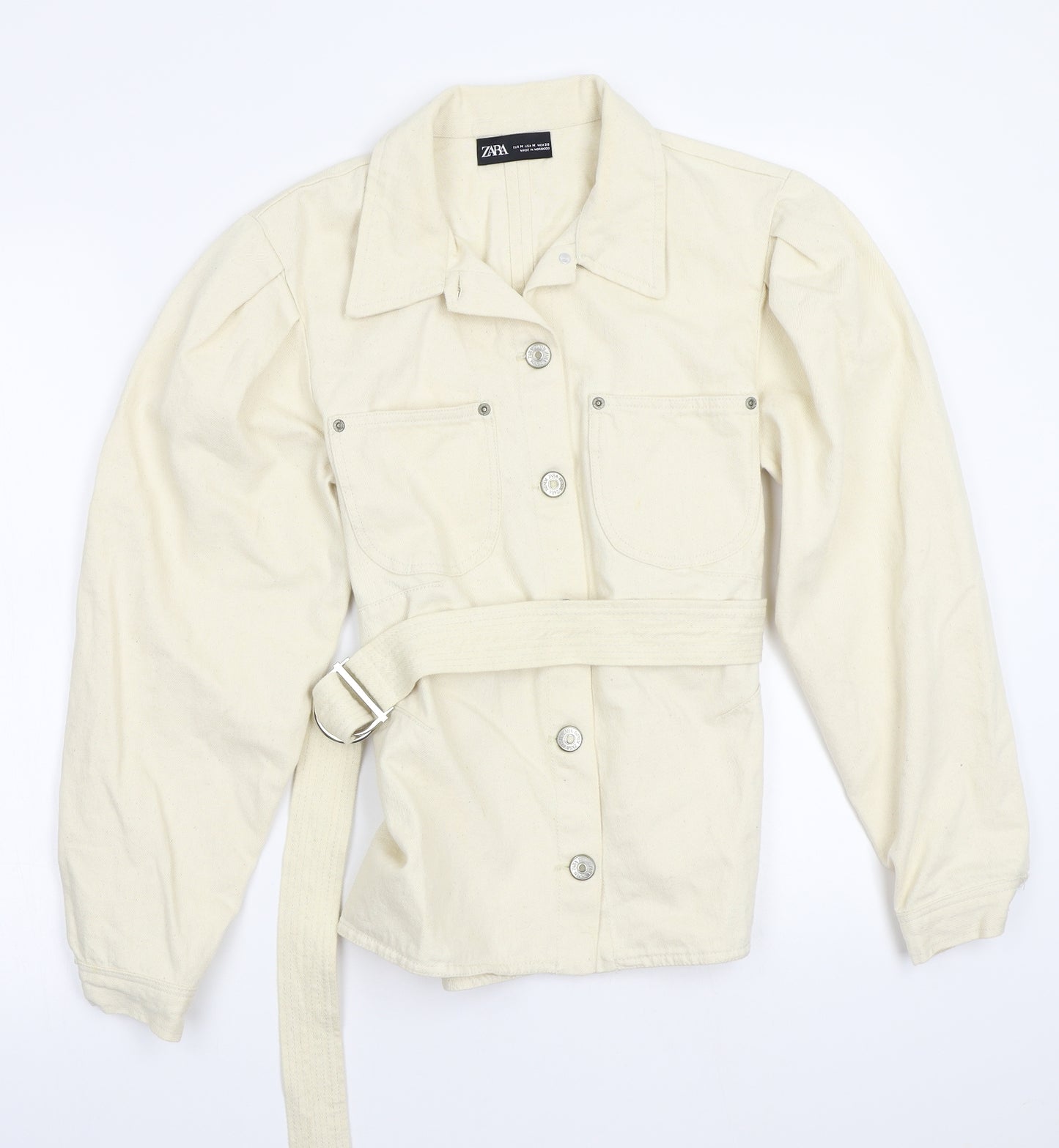Zara Womens Beige   Jacket Coat Size M