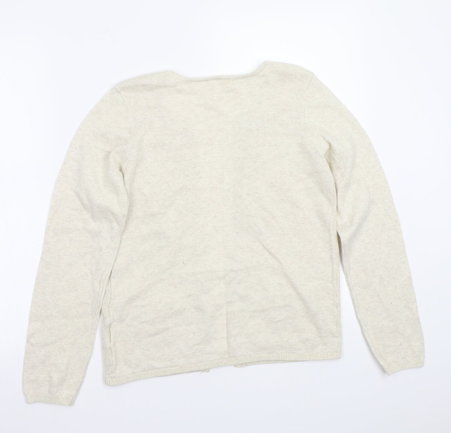 TEX Womens Beige   Cardigan Jumper Size 14