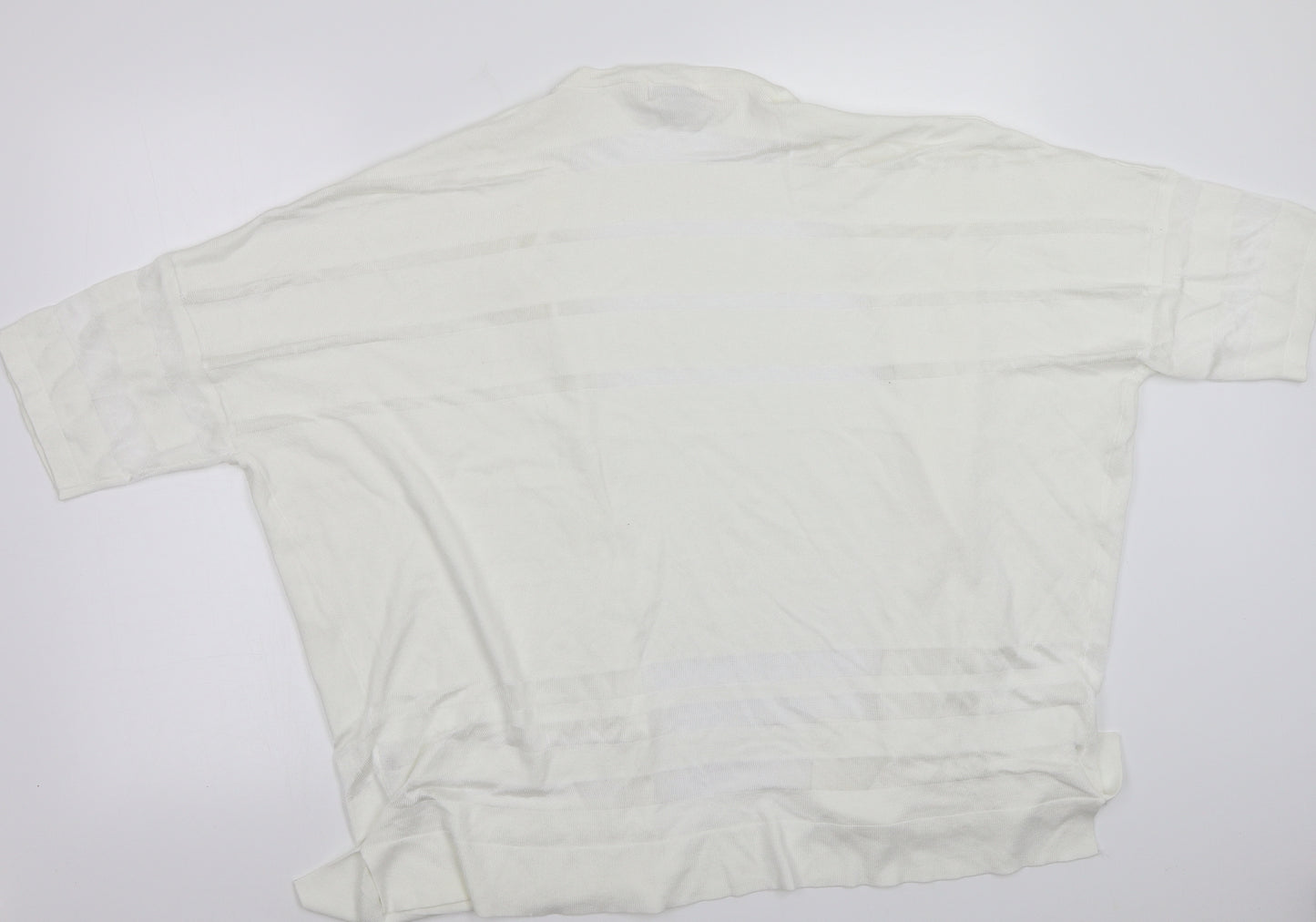 Nutmeg Womens White   Cardigan Jumper Size 22