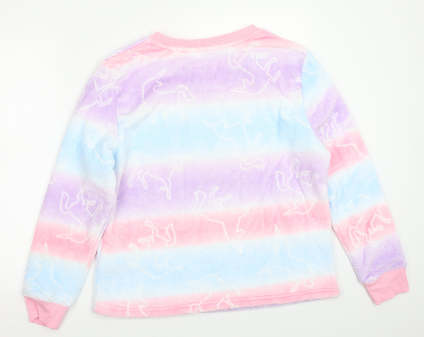 Marks and Spencer Womens Multicoloured Striped  Pullover Jumper Size 14