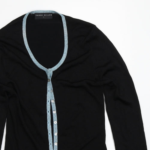 Karen Millen Womens Black   Cardigan Jumper Size XS