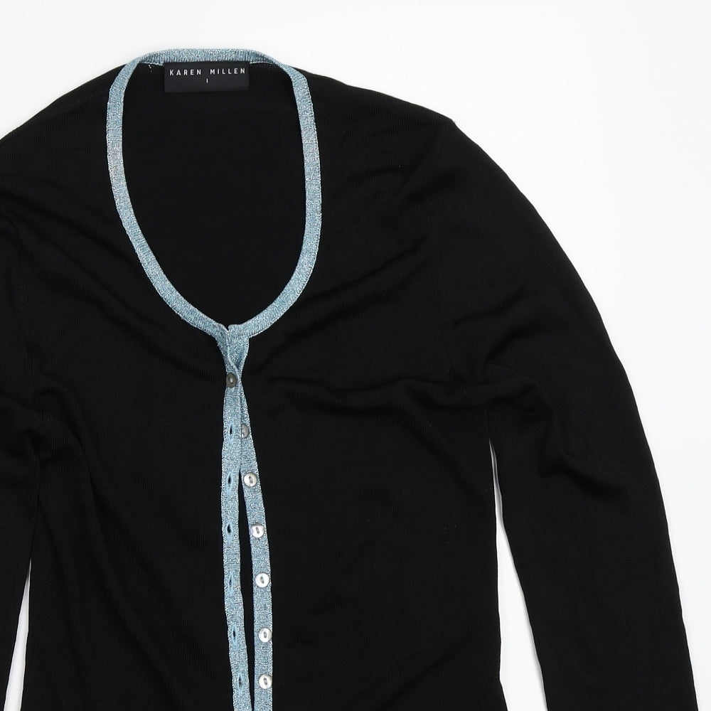 Karen Millen Womens Black   Cardigan Jumper Size XS