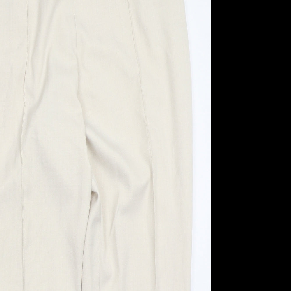 Marks and Spencer Womens Ivory   Trousers  Size 18 L27 in