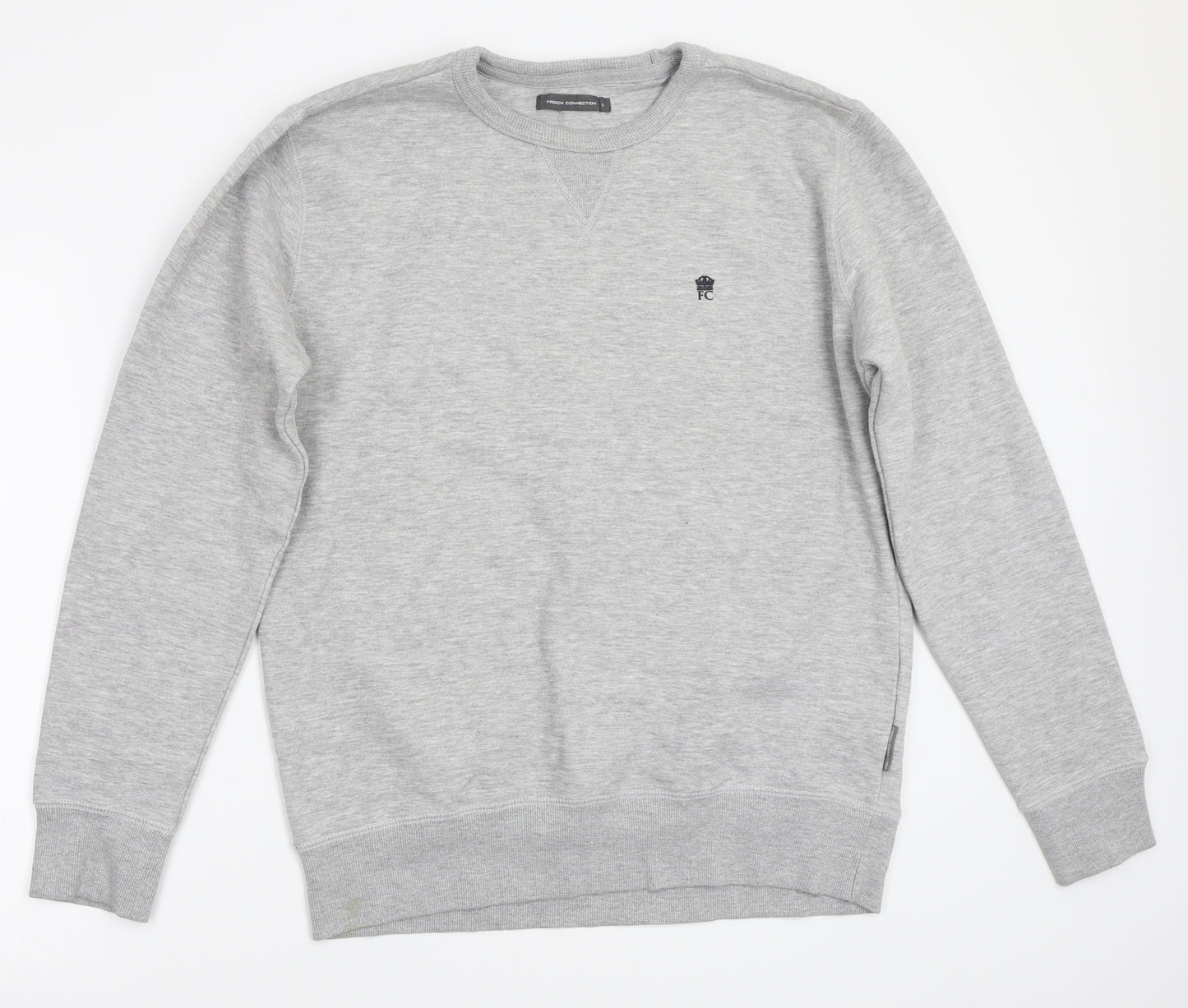 French Connection Mens Grey   Pullover Jumper Size L
