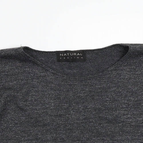 Natural feeling Womens Grey   Pullover Jumper One Size